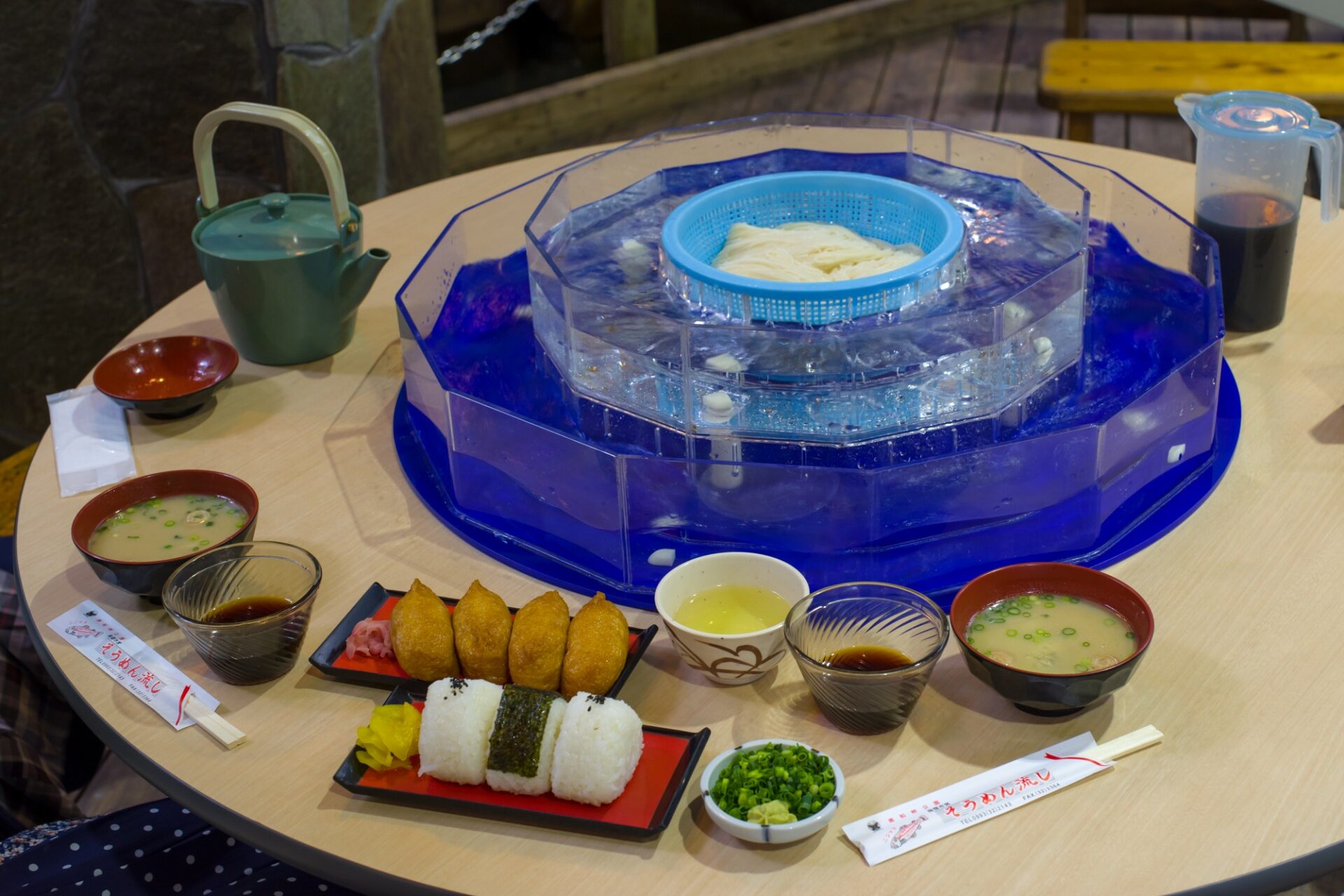 霧島錦江湾国立公園 流しそうめん